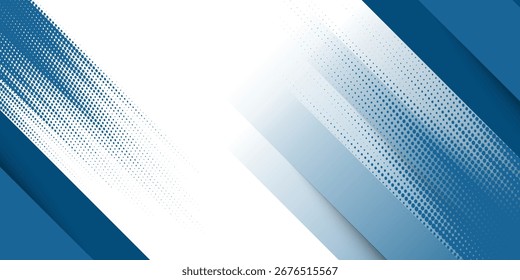 green halftone on blue background. Vector dotted sparkles or halftone shine pattern texture Pop Art Style Background. 