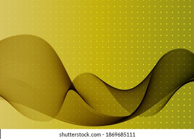 
Green halftone wavy horizontal wave background. Design element