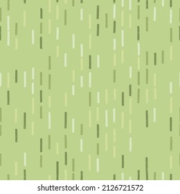 Green hand drawn seamless texture design for backgrounds, fabrics and wrapping paper, vector illustration