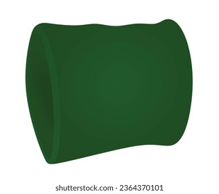 Green  hand sweatband. vector illustration