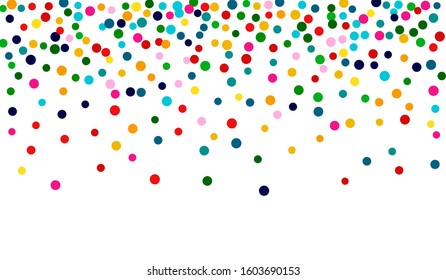 Green Happy Shine Invitation. Orange Decoration Round Wallpaper. Celebrate Postcard. Happy Color Wallpaper.
