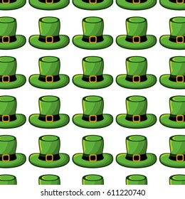 green hat accessory st patrick background