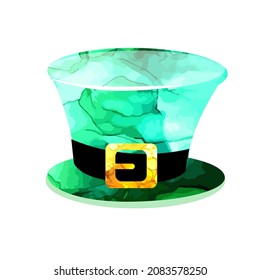 Green hat. Happy St. Patrick's Day. Vector illustration
