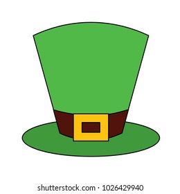 green hat leprechaun for st patricks day