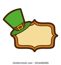 green hat and sing board empty