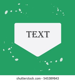 Green Headline template