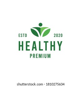 Diseño orgánico con logotipo ecológico de gama alta ecológica