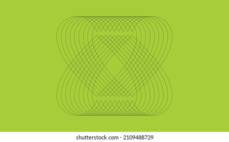 Green heart background vector image

