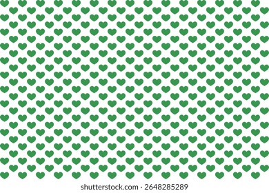 Green Heart Pattern – Transparent Background Seamless Vector - Powered by Shutterstock - Get 15% off with code: PIKWIZARD15