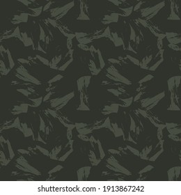 Green Heart shaped brush stroke seamless pattern background for fashion textiles, graphics