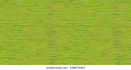 Green Heather Marl Triblend textile vector seamless pattern. Cotton fabric repeat texture. Jersey swatch. Melange woven knitwear.
