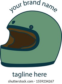 Green Helm Logo Vector Design