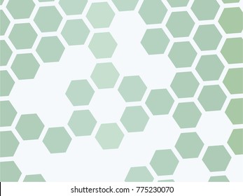 Green Hex Background