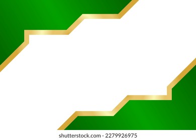 Green Hexagon Background Design Illustration