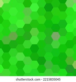 
Green hexagon background in polygonal style. Vector template for presentations, advertisements, brochures, banners and more.