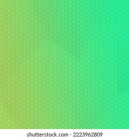 Green hexagon background in polygonal style. Vector template for presentations, advertisements, brochures, banners and more.