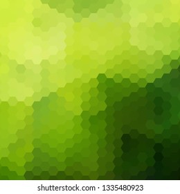 green hexagons. abstract vector background. geometric design. polygonal style