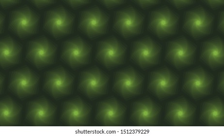 Green hexagons abstract vector background