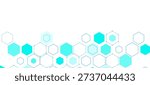 Green hexagons pattern for medical vector eps10