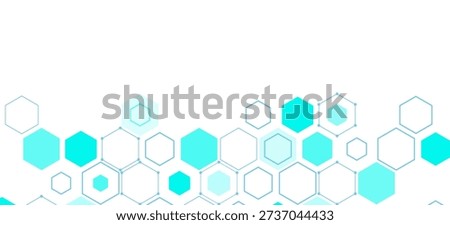 Green hexagons pattern for medical vector eps10