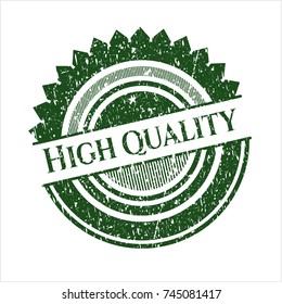 Green High Quality distressed rubber grunge texture seal
