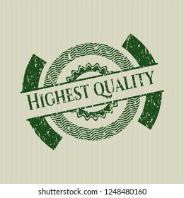 Green Highest Quality distressed grunge seal