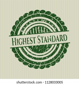 Green Highest Standard rubber grunge seal