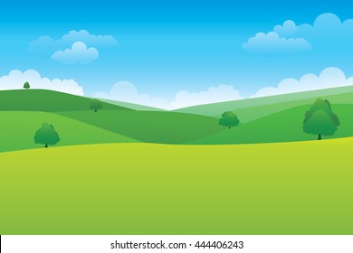 1,617,618 Green hill sky background Images, Stock Photos & Vectors ...