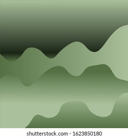 green hills on a cold dark night
