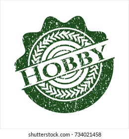 Green Hobby distress rubber grunge stamp