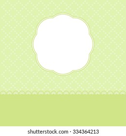Green holiday background with space for text