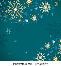 Green holiday design background vector