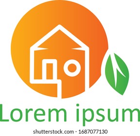 Vector de diseño de logotipos de organismos domésticos verdes