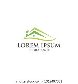green home logo vector