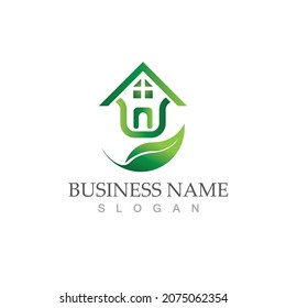 green home  vector template design