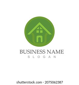 green home  vector template design