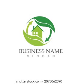 green home  vector template design