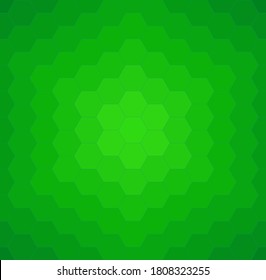 Green honeycomb mosaic. Seamless vector illustration. Follow other mosaic patterns in my collection.