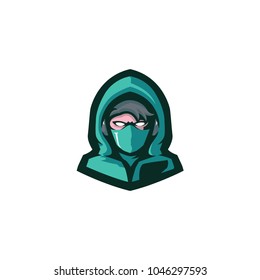 Green Hoodie E Sport Logo