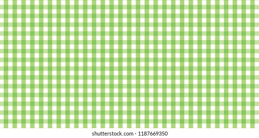 Green horizontal Gingham pattern. Texture from rhombus/squares for - plaid, tablecloths, clothes, shirts, dresses, paper, bedding, blankets, quilts and other textile products.