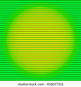 green horizontal stripes with a yellow circle in the center for a background