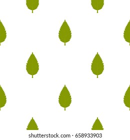 Green hornbeam leaf pattern seamless for any design vector illustration