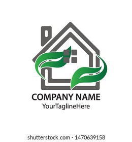 green house business logo vector image