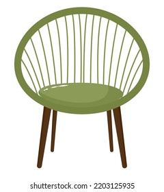 green house chair over white