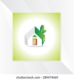 green house concept vector illustration 