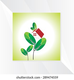 green house concept vector illustration 