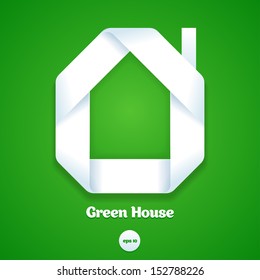 Green house design template. 