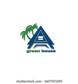 green house design template.simple and cool.