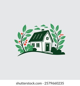 Green House Farm Logo | Nature and Agriculture Branding
