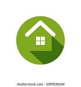 Green house icon